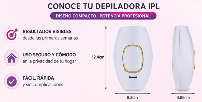 😤 ¿Harta de depilarte una y otra vez? Depiladora IPL Láser