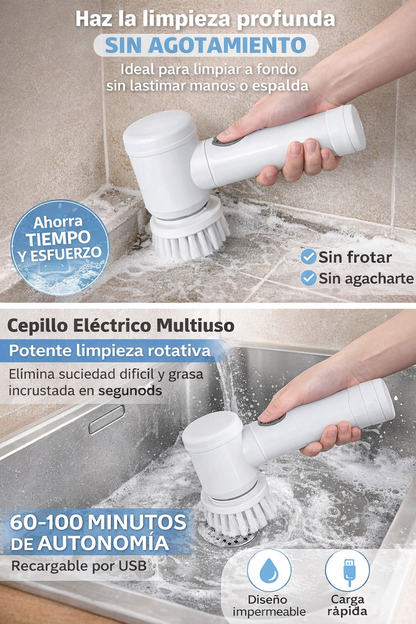 🧽 ¡Limpieza profunda sin esfuerzo!