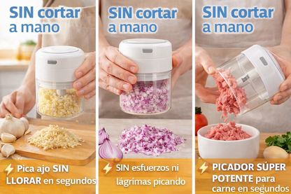 🔪 ¡Deja de cortar a mano - pulsa y listo!
