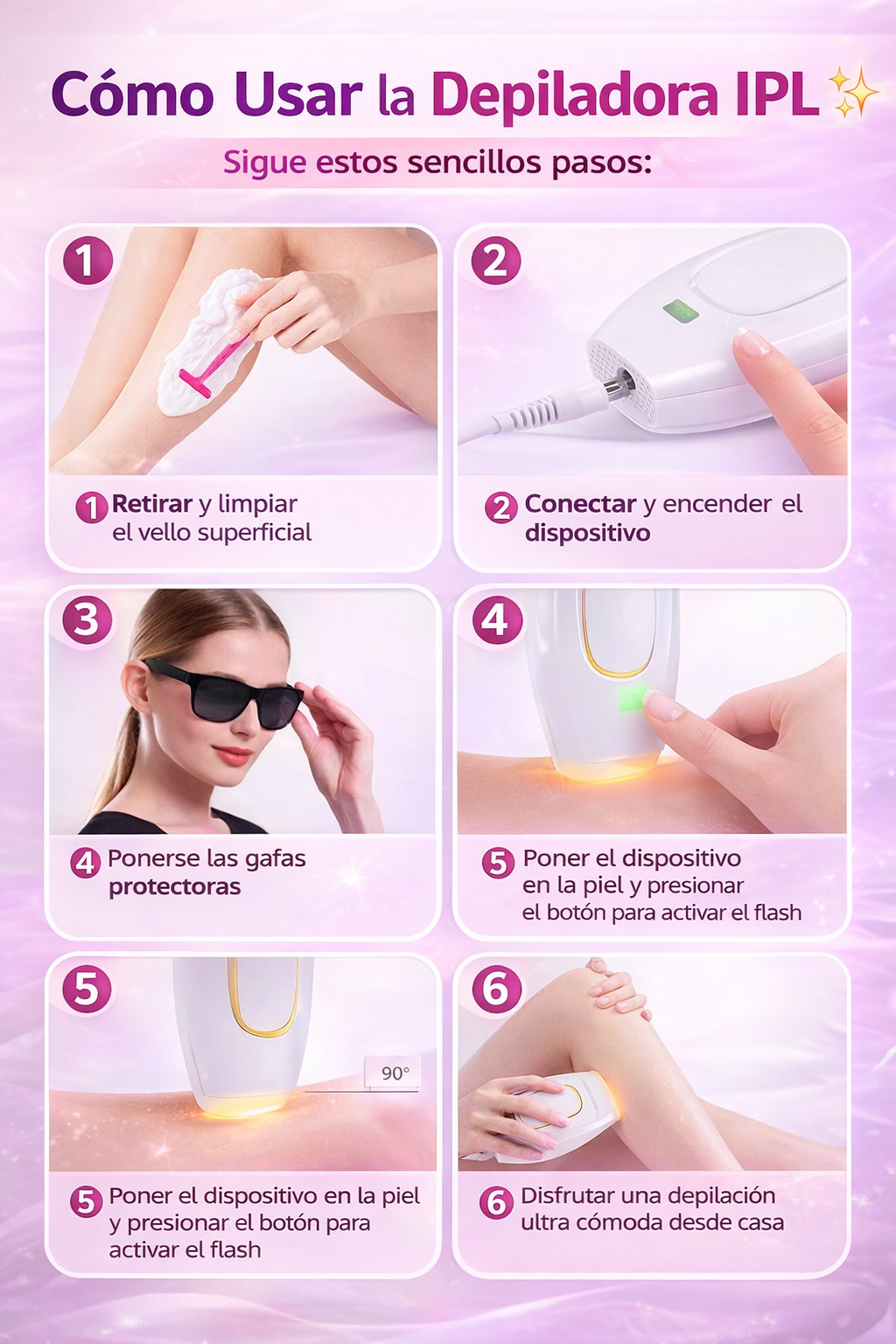 😤 ¿Harta de depilarte una y otra vez? Depiladora IPL Láser