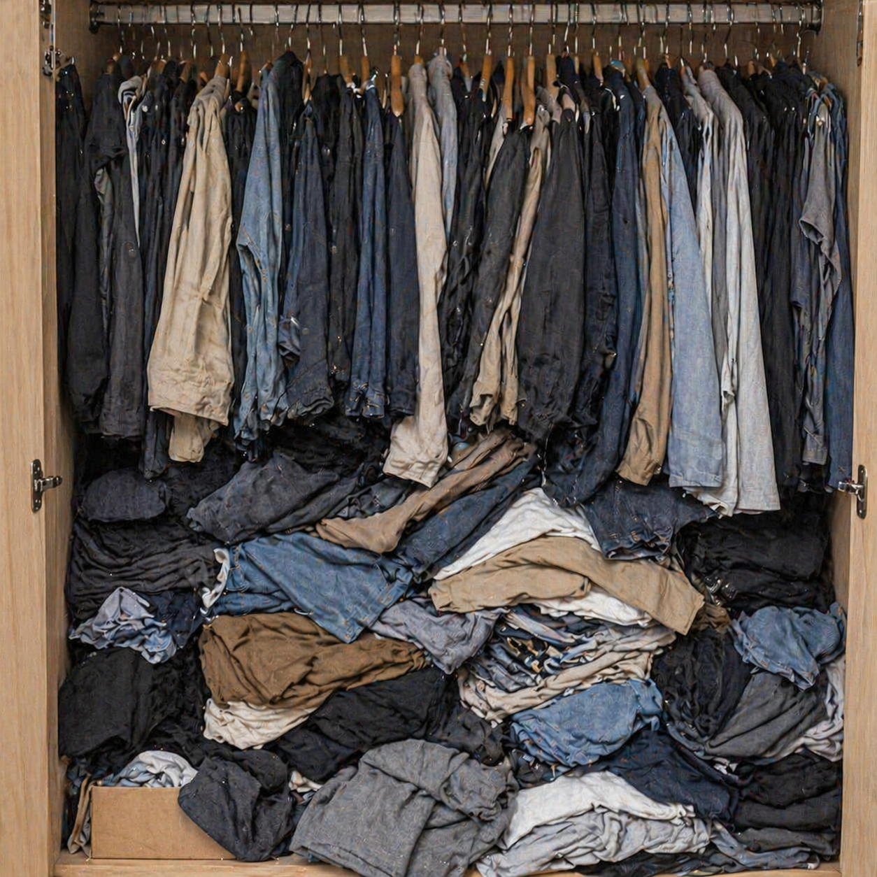 👖 ¡Ahorra espacio al instante - organiza hasta 5 pantalones en 1!
