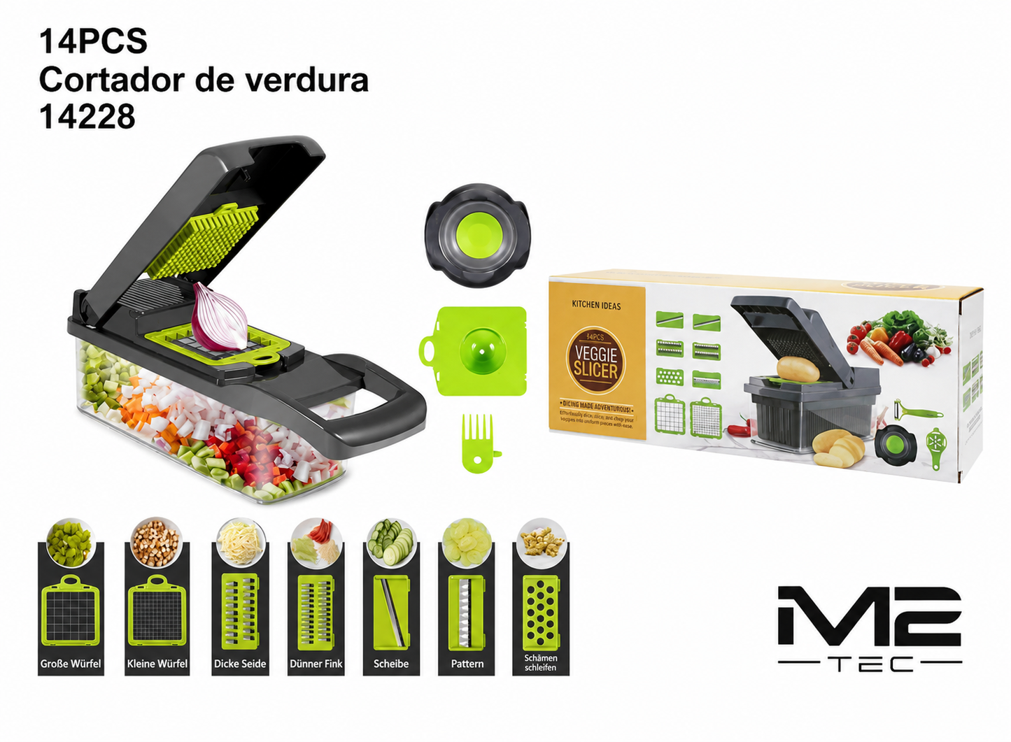 ⚡ ¡Corta verduras en segundos sin esfuerzo!