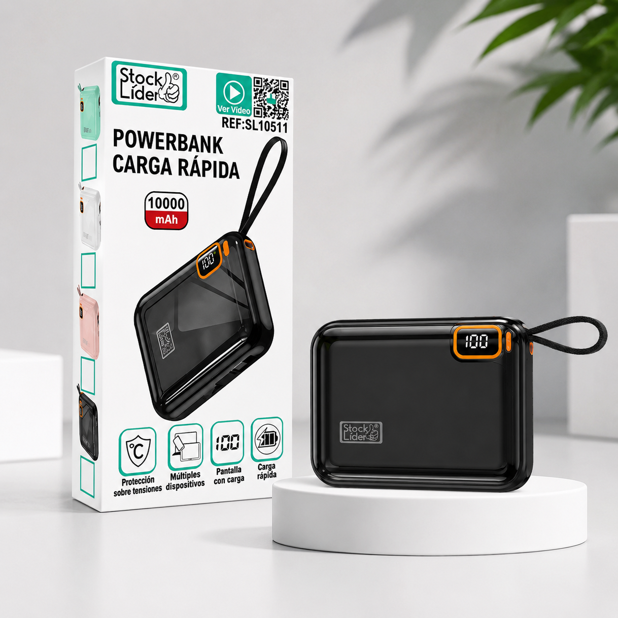 🔋 ¡Nunca te quedes sin batería - energía rápida en cualquier lugar!