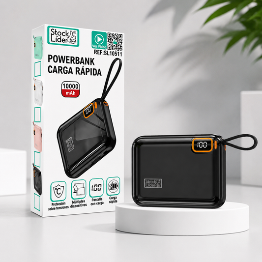 🔋 ¡Nunca te quedes sin batería - energía rápida en cualquier lugar!