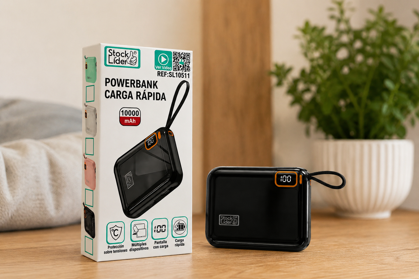 🔋 ¡Nunca te quedes sin batería - energía rápida en cualquier lugar!