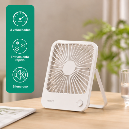 🌬️ Frescura inmediata donde quieras - silencioso y sin cables