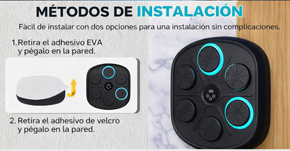 🥊🎧 Máquina de Boxeo Musical Bluetooth – Entrena, quema grasa y libera estrés desde casa