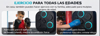 🥊🎧 Máquina de Boxeo Musical Bluetooth – Entrena, quema grasa y libera estrés desde casa