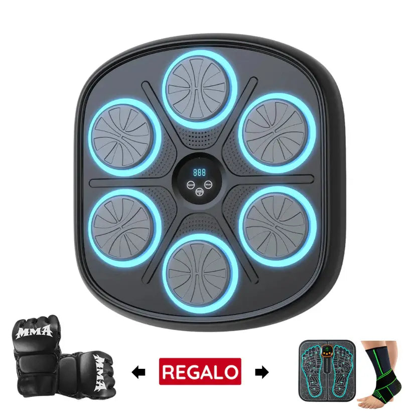 🥊🎧 Máquina de Boxeo Musical Bluetooth – Entrena, quema grasa y libera estrés desde casa