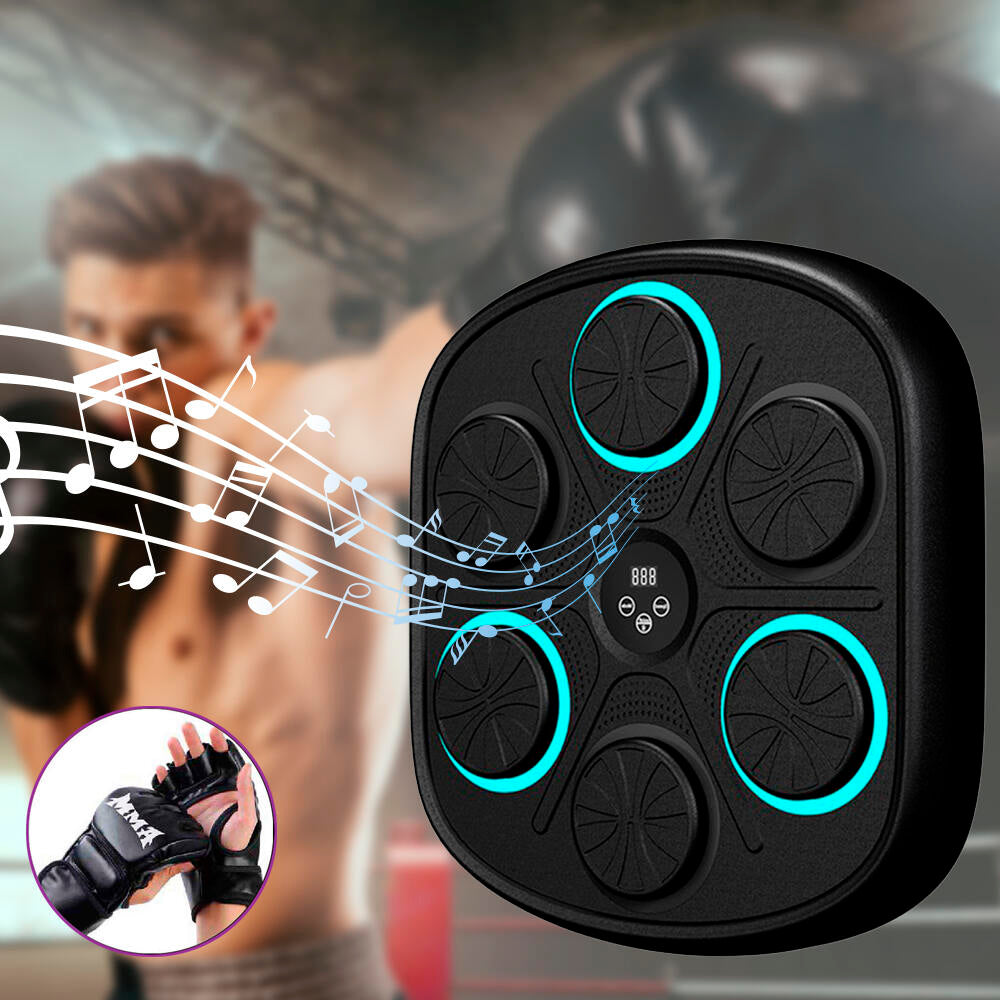 🥊🎧 Máquina de Boxeo Musical Bluetooth – Entrena, quema grasa y libera estrés desde casa