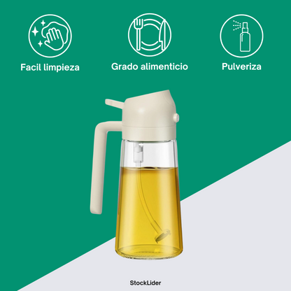 🧴 ¡Dispensador de aceite en spray - cocina saludable sin exceso de grasa!