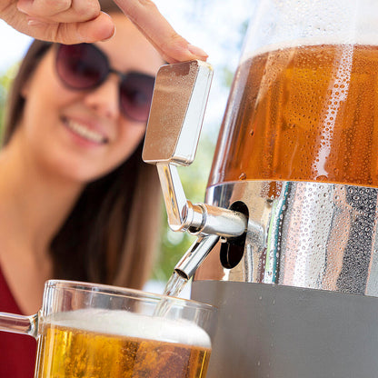 🍺 ¡Sirve refrescos o cervezas sin esfuerzo y sin perder el gas!