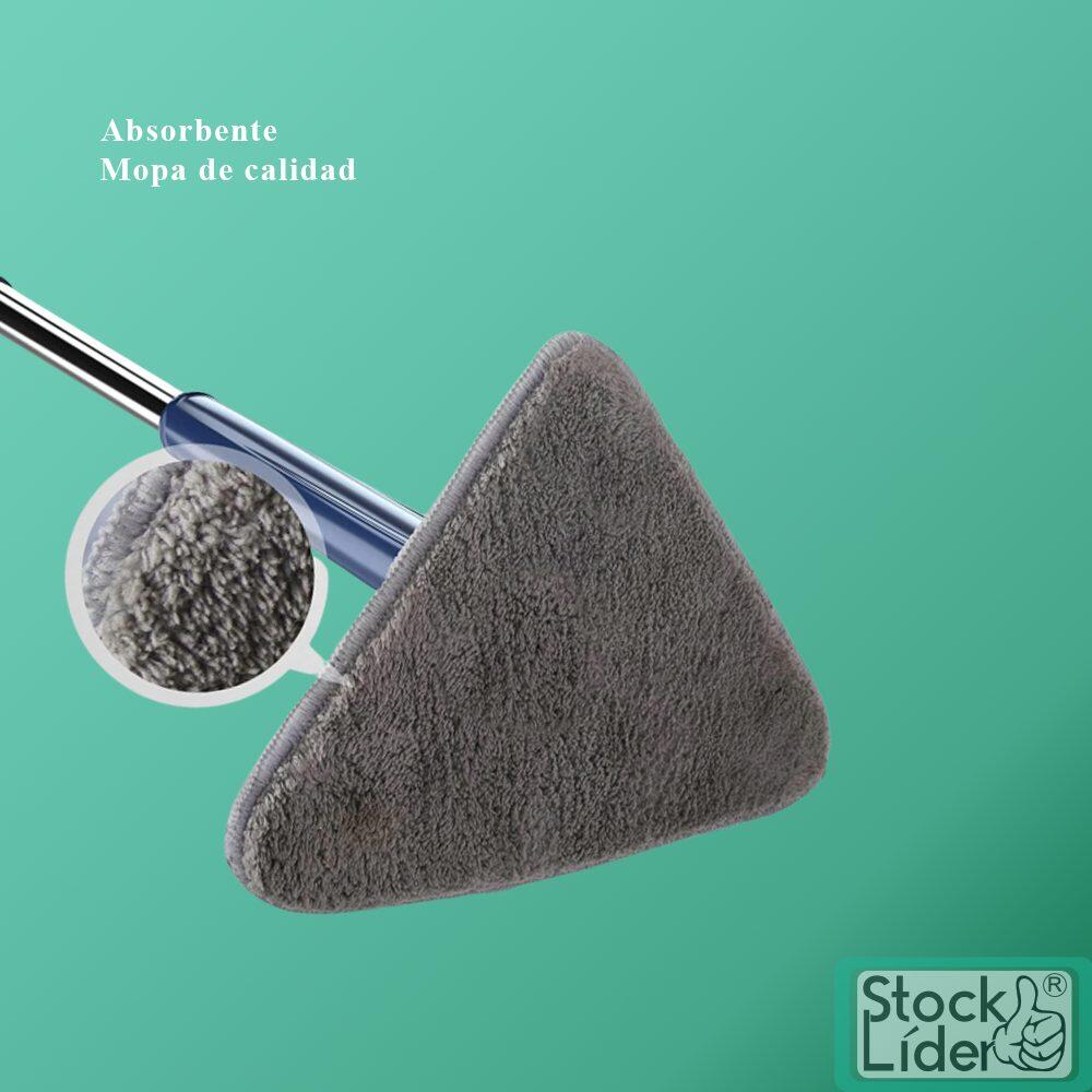 🧹 ¡Recambio de mopa triangular y ahorra tiempo!