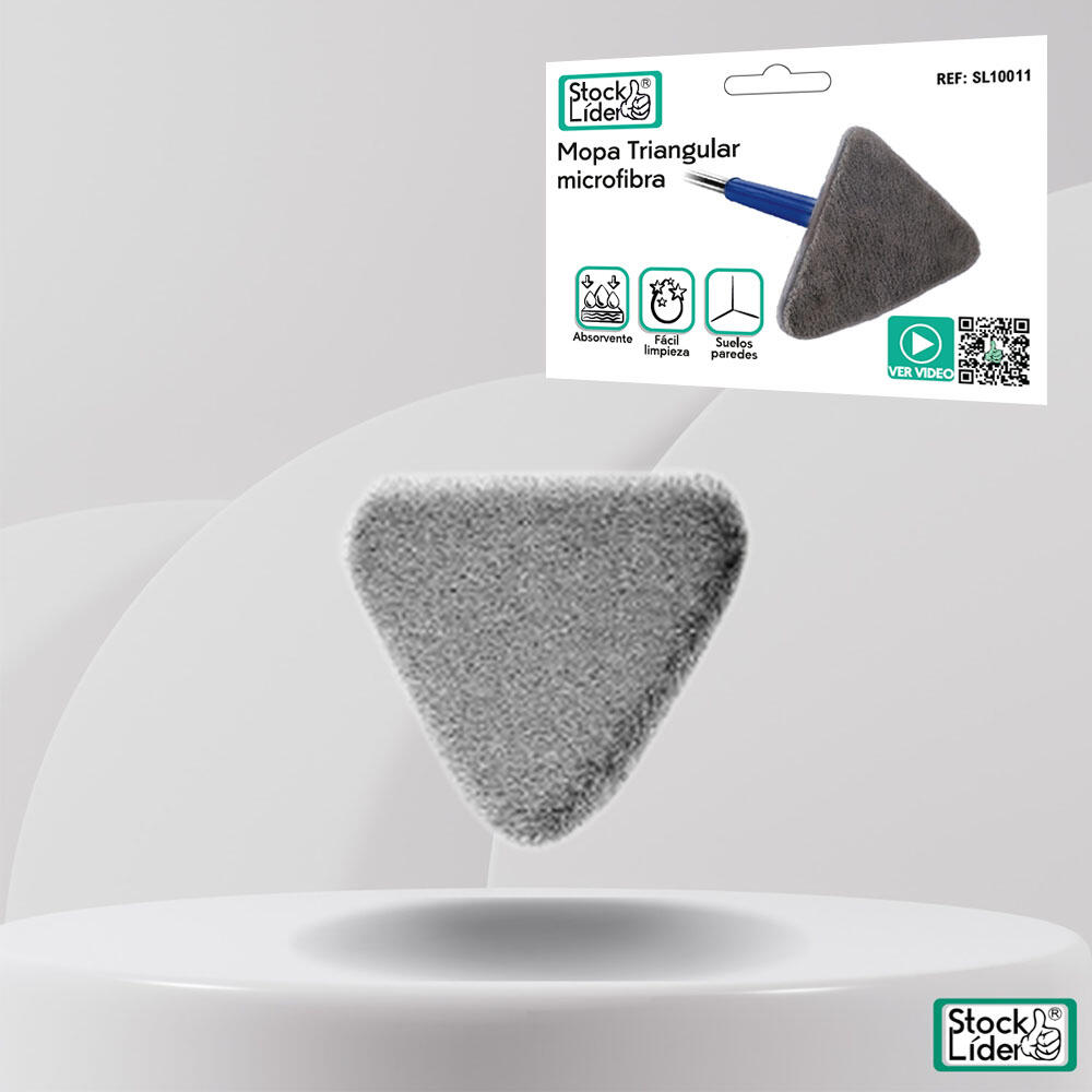 🧹 ¡Recambio de mopa triangular y ahorra tiempo!