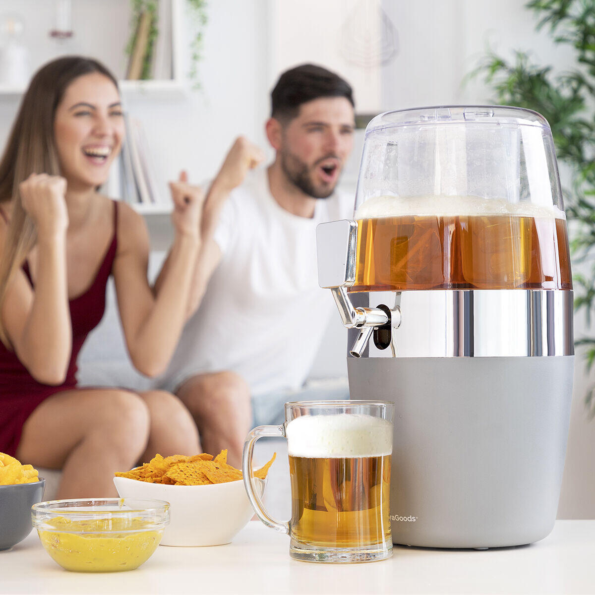 🍺 ¡Sirve refrescos o cervezas sin esfuerzo y sin perder el gas!