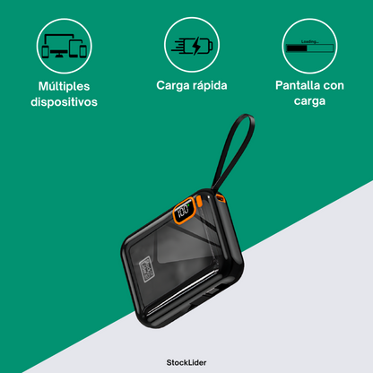 🔋 ¡Nunca te quedes sin batería - energía rápida en cualquier lugar!